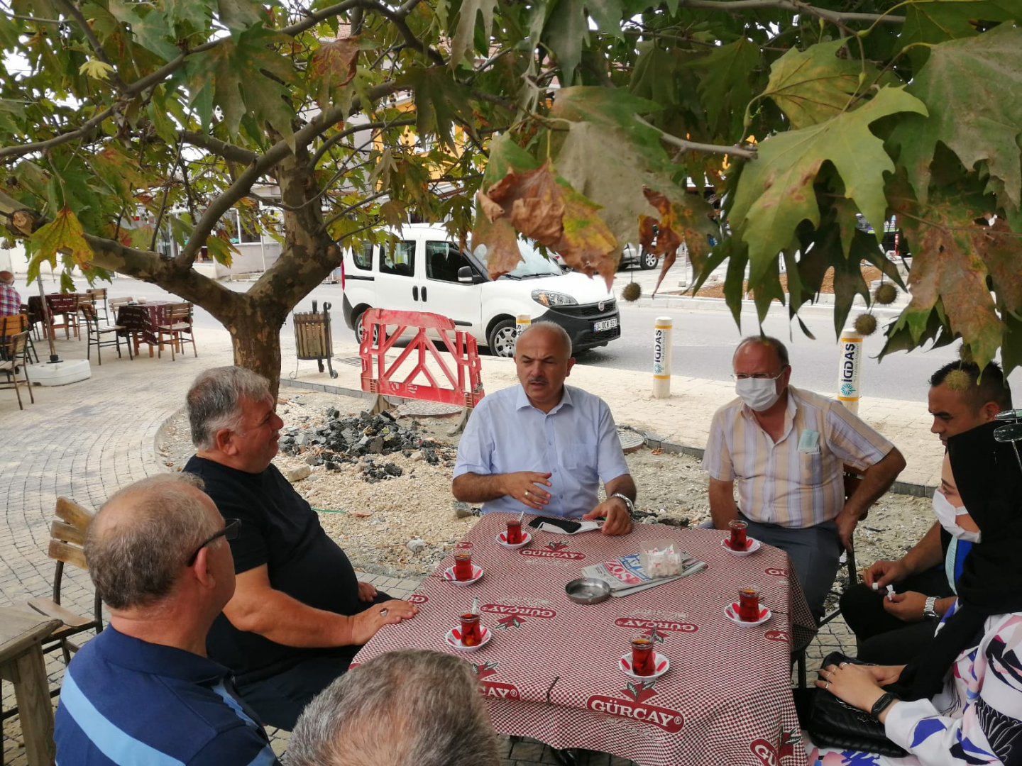 22.08.2021 ÇANAKÇA MAH. BAŞKANI ZİYARET