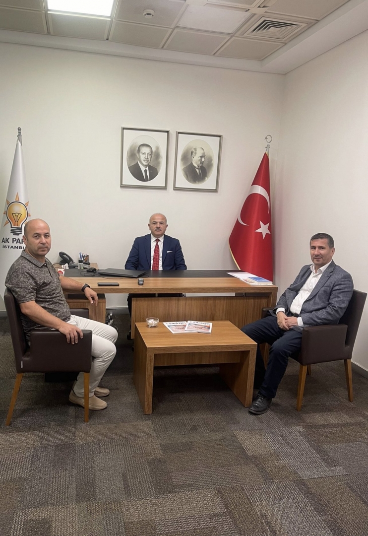 25.09.2022 AK PARTİ İL BAŞKANLIĞI'NA GELEN KAĞITHANE İLÇE BAŞKAN YARDIMCISI DEĞERLİ BAŞKANIM